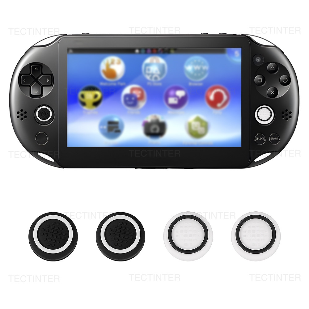 4pcs ซิลิโคนจอยสติ๊ก Caps สําหรับ Psvita PSV1000/2000 เกมคอนโซล Thumbstick Grip อะไหล่ซ่อม Protector