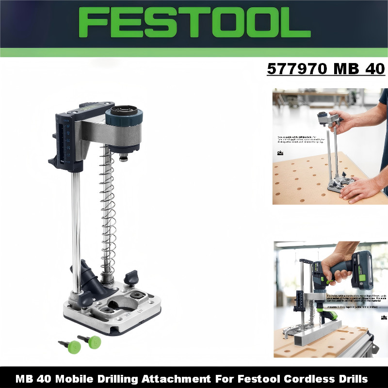 สตูล FESTOOL 577970 MB 40 สิ่งที่แนบมาเจาะมือถือสําหรับ Festoonl สว่านไร้สาย