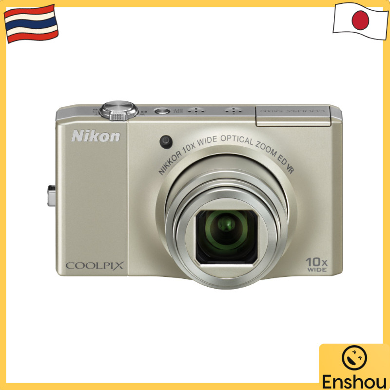 จากญี่ปุ่น [สินค้ามือสอง]Nikon Digital Camera COOLPIX S8000 Champagne Silver S8000SL