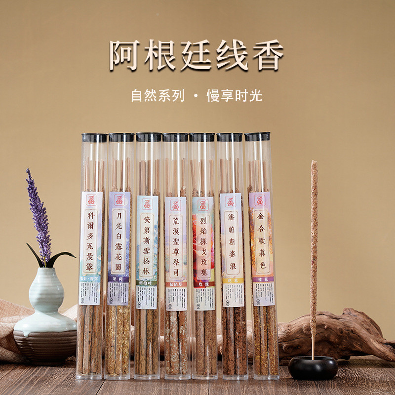 Argentine ธูปมือ Rubbed Rose Osmanthus กลิ่นหอมกลีบธูป Pine Tower ธูป Sage Stick ธูปในครัวเรือนธูป 1