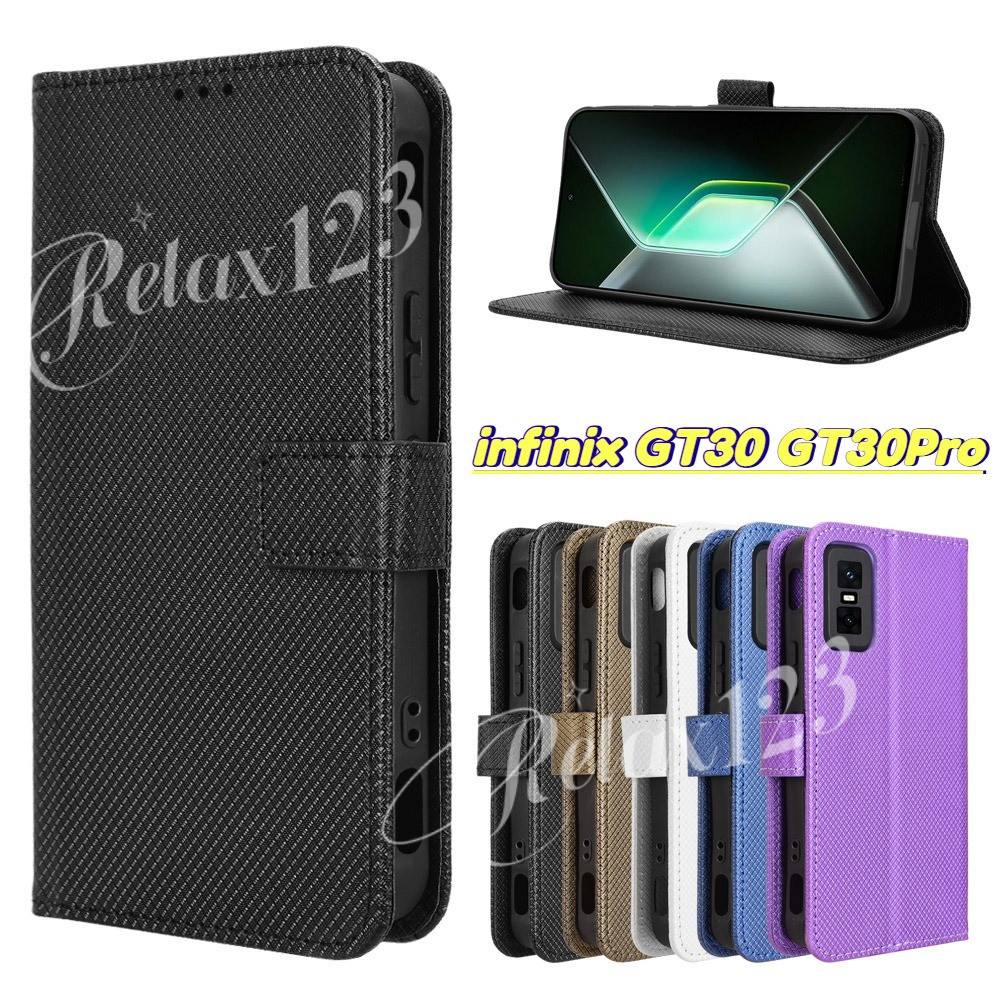 Infinix GT 30 Pro 5G 2025 หรูหราเพชรลายสก๊อตหนังสําหรับ Infinix GT30 GT30Pro infinix GT30 Pro GT30Pr