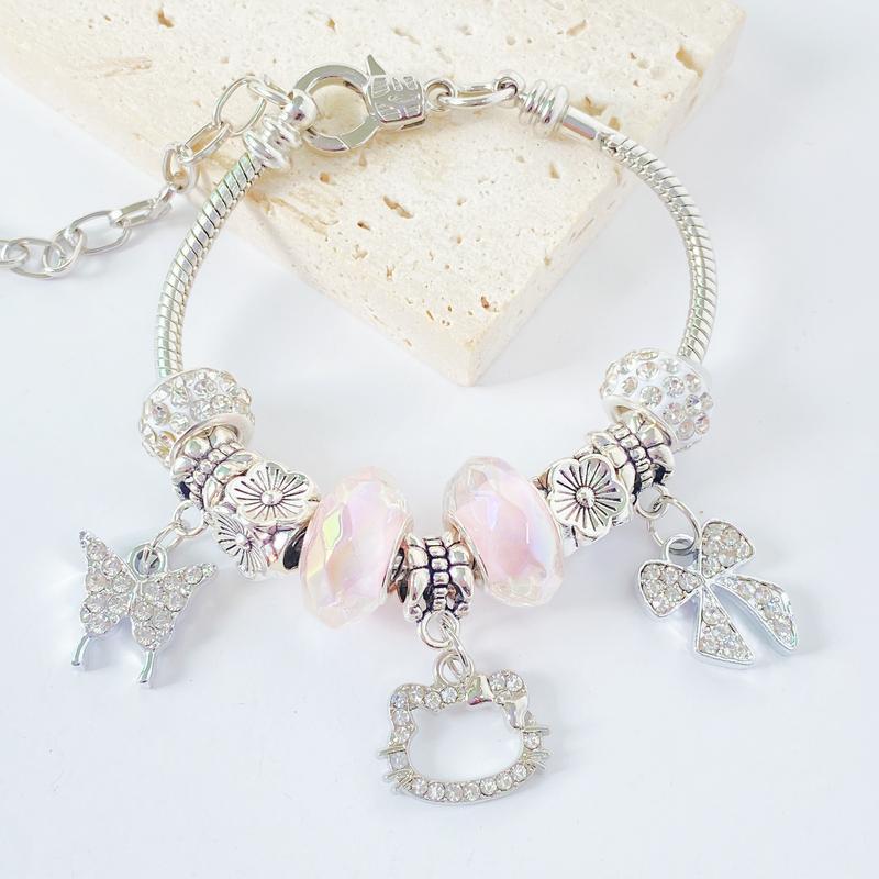 สร้อยข้อมือแฮนด์เมด CQ CHIC, แพนโด, DIY, ของขวัญงานฝีมือน่ารัก, สำหรับแฟนและคู่รัก, บริการการ์ดอวยพร