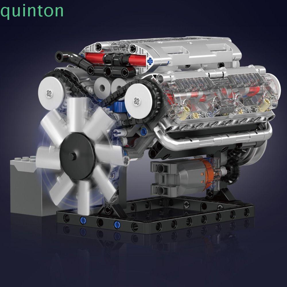 QUINNTON V8 Engine Building Block, แบตเตอรี่ขับเคลื่อนไฟฟ้าไดรฟ์การวิเคราะห์ชุดอิฐรถ, V8 กระบอกรุ่น 