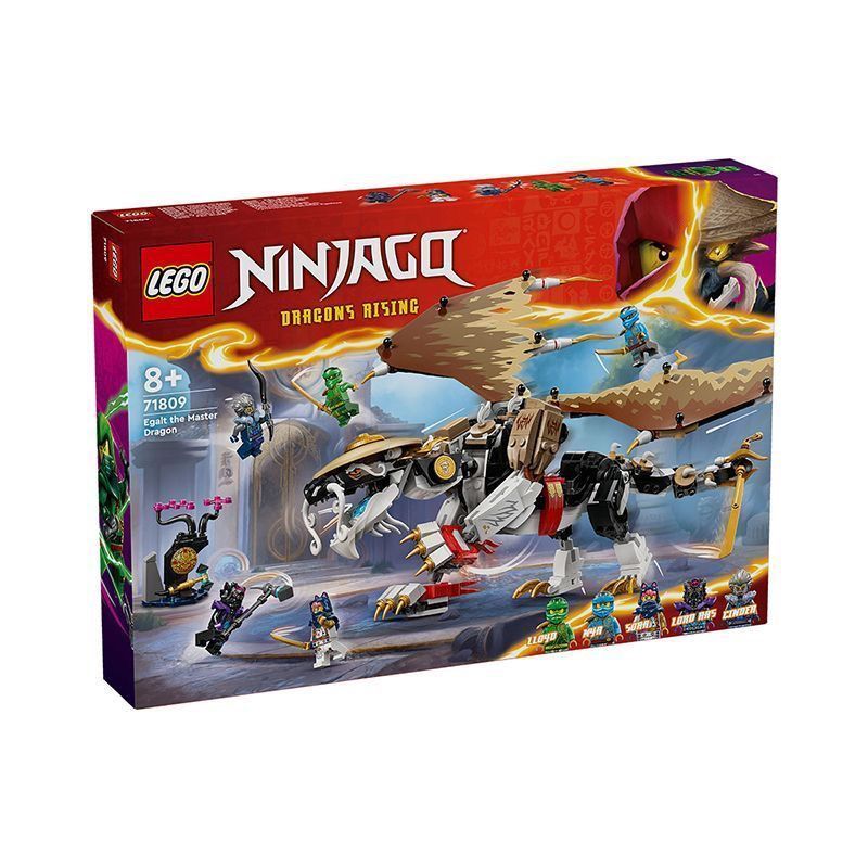 LEGO LEGO Phantom Ninja Series 71809 Master Dragon Igot ประกอบของเล่นบล็อกตัวต่อเพื่อการศึกษา