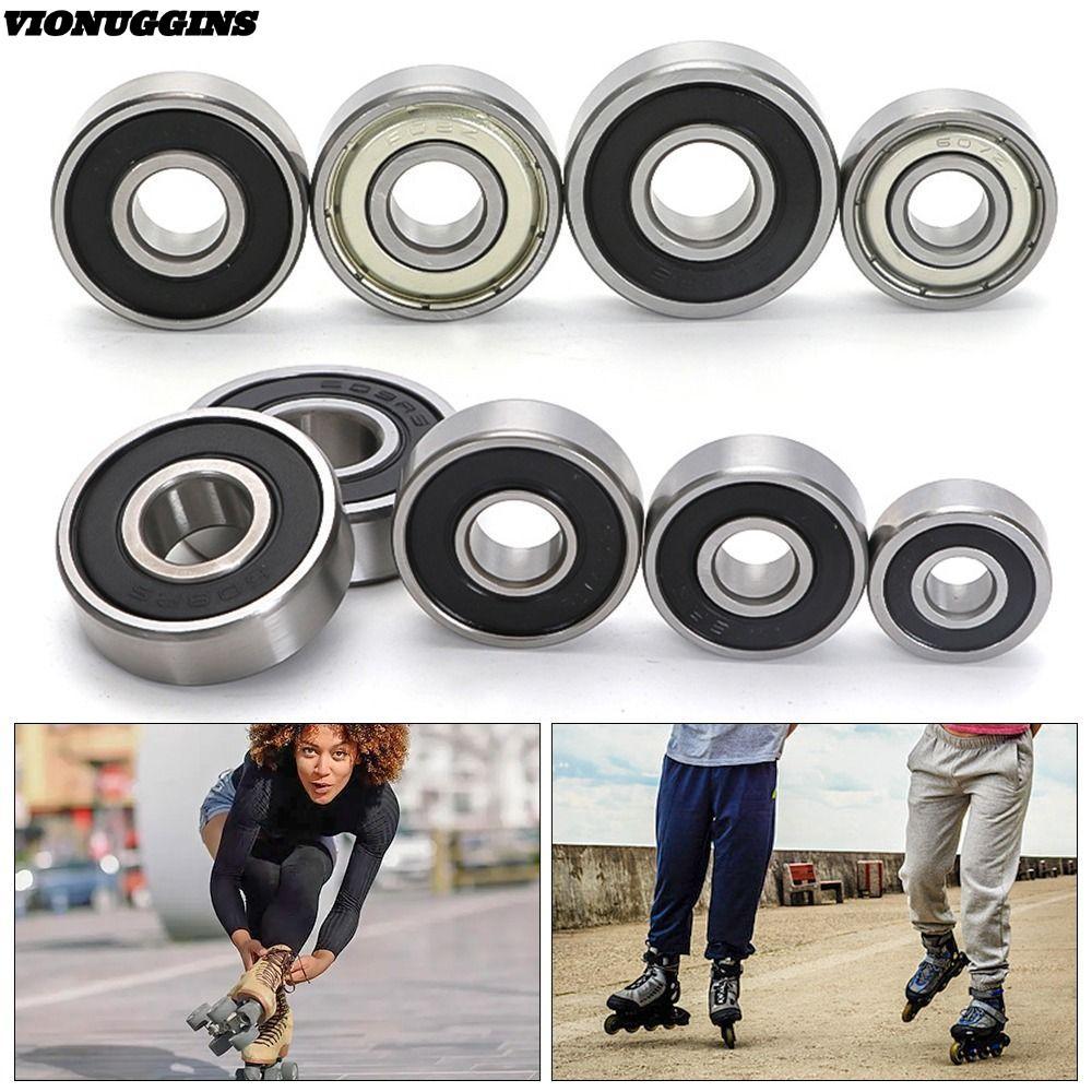 VIONUGGINS 1 ชิ้นเครื่องพิมพ์,Double Shieldแบริ่งลูกเหล็กแบริ่ง,ร่องลึก 608ZZ 608RS 609ZZ 609RS 6000