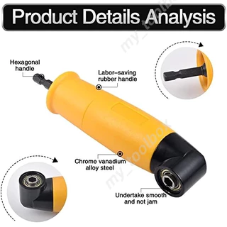 ✅พร้อมส่ง🔥หัวต่อสว่าน 90° Drill Adapter หัวต่อไขควง สว่าน ข้องอ หัวแม่เหล็ก แกนหกเหลี่ยม ใช้งานสะดวก