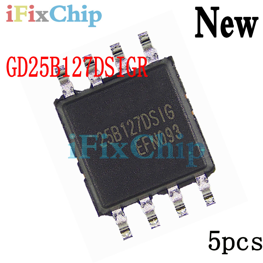 5pcs ยี่ห้อใหม่ GD25B127DSIGR GD25B127DSIG 25B127DSIG GD25B127 sop-8 ชิปเซ็ต