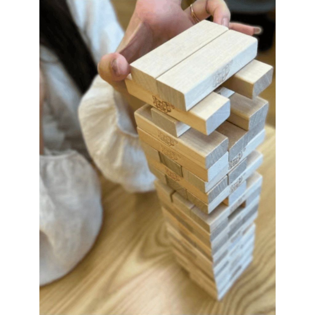 Jenga jenga Log Drawing Building Blocks Tower Layered Children Adult Relay Challenge Interactive Tab