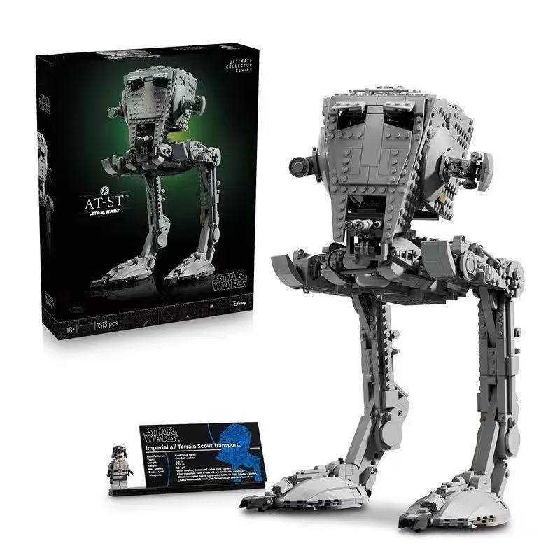 Zettonn Hobby ZH4X เข้ากันได้กับ star wars 75417 全地形步行机 AT-ST Building blocks EW7