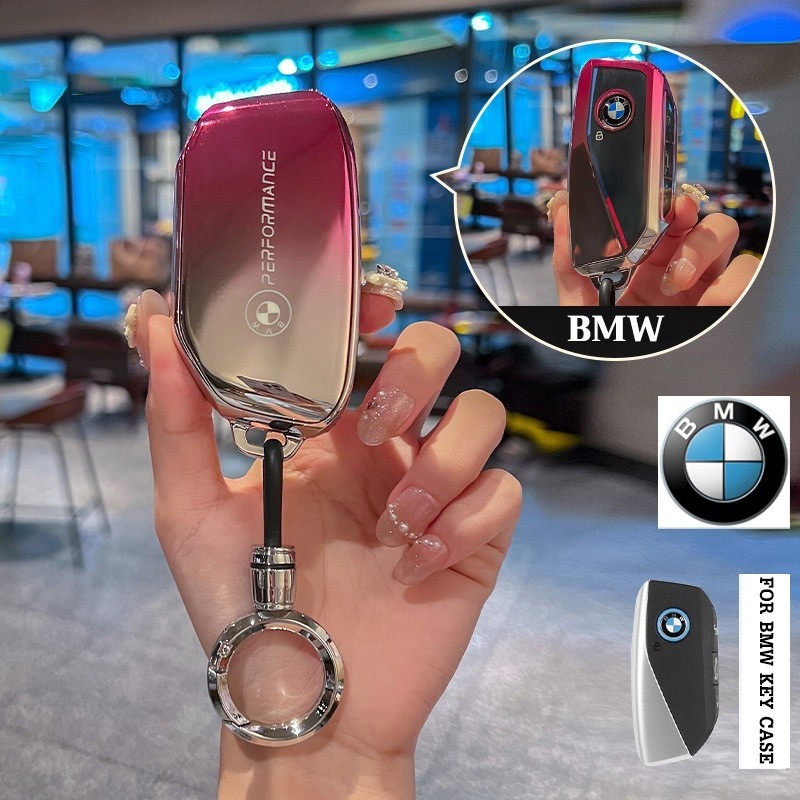 BMW iX/i Series ใหม่พรีเมี่ยม TPU รถ Remote Key สําหรับ BMW M60/iX1/iX2/iX3/XM/i4/i5/i7 ฝาครอบอุปกรณ