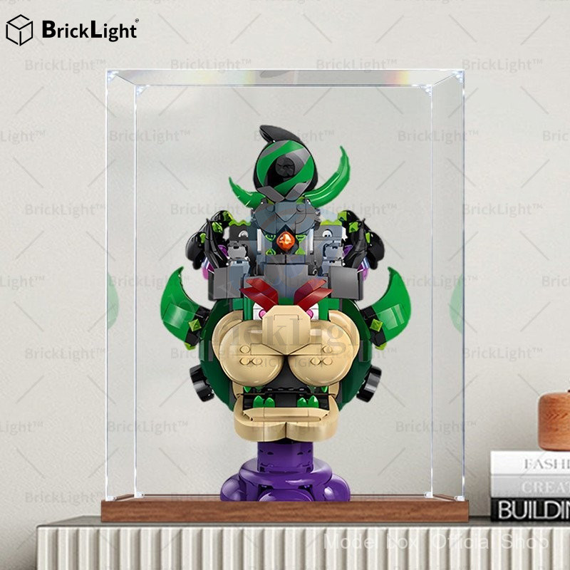 ❤️กล่องใส่โมเดล โปร่งใสกล่องแสดงโปร่งใสเหมาะสําหรับเลโก้ 72042 ซูเปอร์มาริโอดอกไม้ โลลิกัน เจ้าชายแล