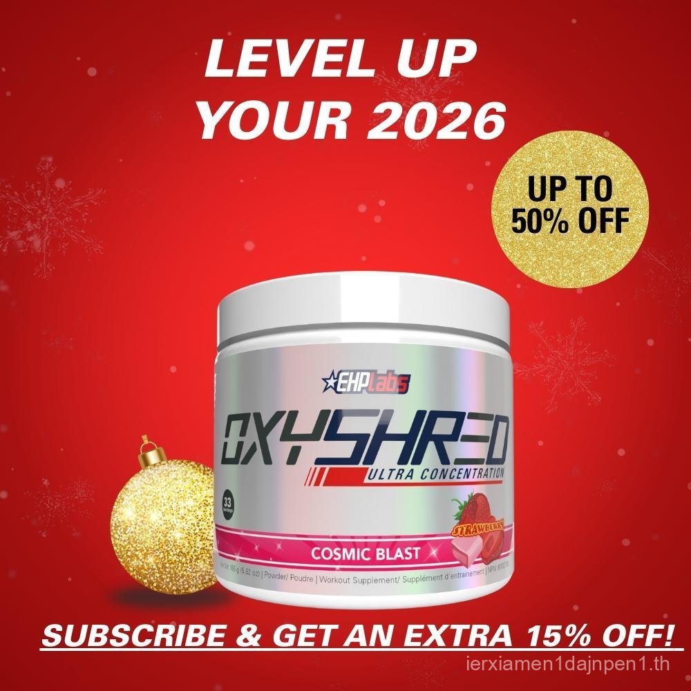 EHPlabs OxyShred Ultra Concentration Preworkout Powder 33 Serves | 150mg Caffeine Sugar Free Vegan-F