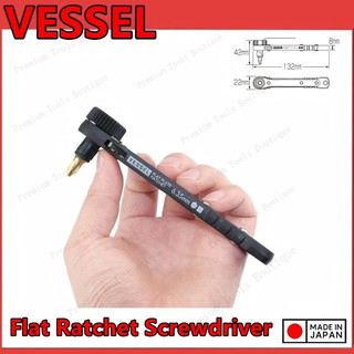 VESSEL TD-70/71/72/73MC TX-12MC ชุดไขควงวงล้อขนาดเล็กประหยัดแรงงานพื้นที่แคบซ่อมเครื่องมือมือ