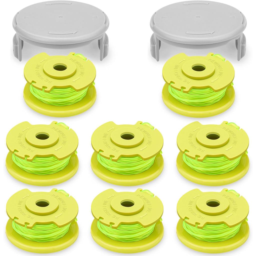 Weed Wacker String สําหรับ Ryobi One Plus+ AC80RL3 .080" String Trimmer Line Refill Spool, ใช้งานร่ว