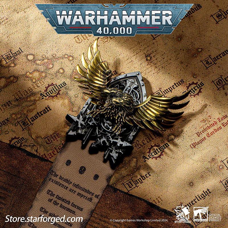 (STARFORGED) Grey Knights Honour Badge ของสะสมธีม Warhammer