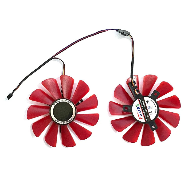 85 มม.4pin FD10U12S9-C XFX GPU พัดลม Cooler สําหรับ XFX RX570 RS RX580 RS กราฟิกการ์ด cooling เช่นเป