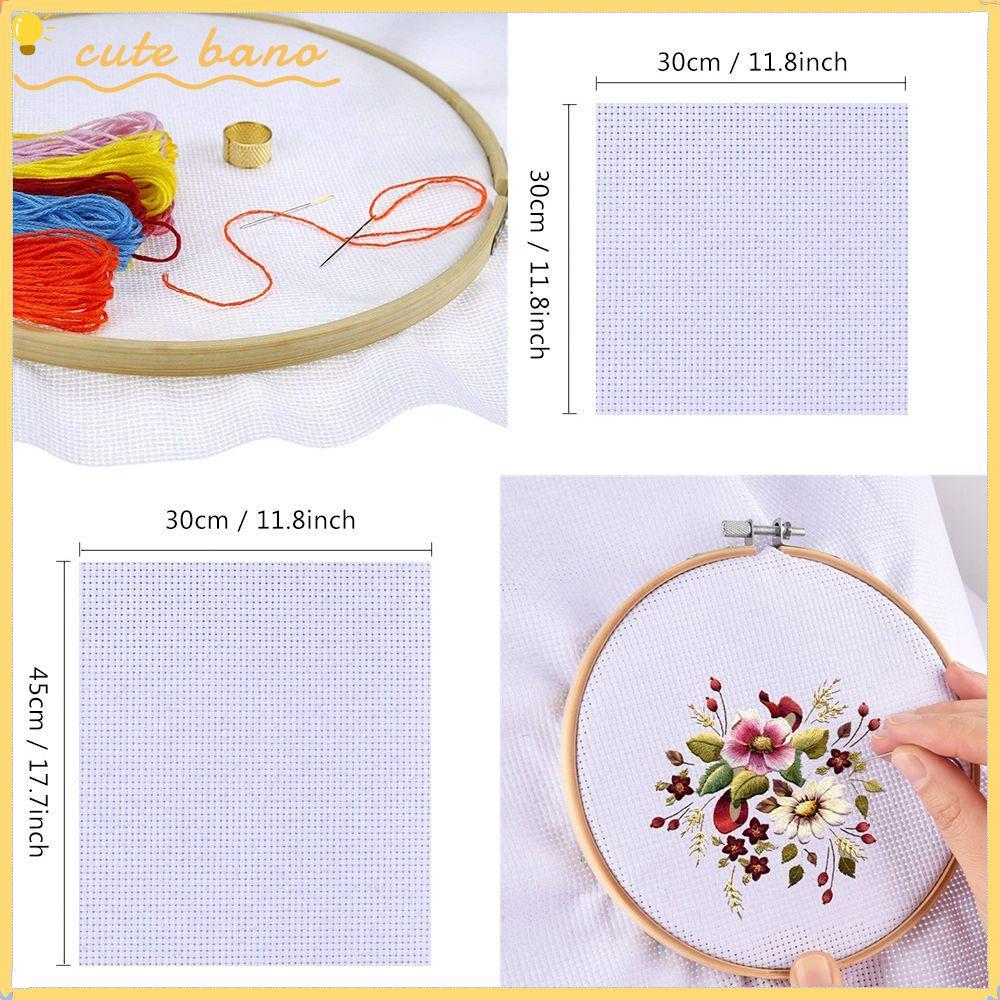 BANO Aida Cloth Handmade Cotton Handcraft DIY ปักครอสติส