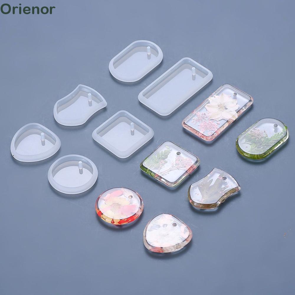 ORIENOR จี้แม่พิมพ์เรซิ่นประณีตกาวแม่พิมพ์ DIY Craft Epoxy สร้อยคอพวงกุญแจ