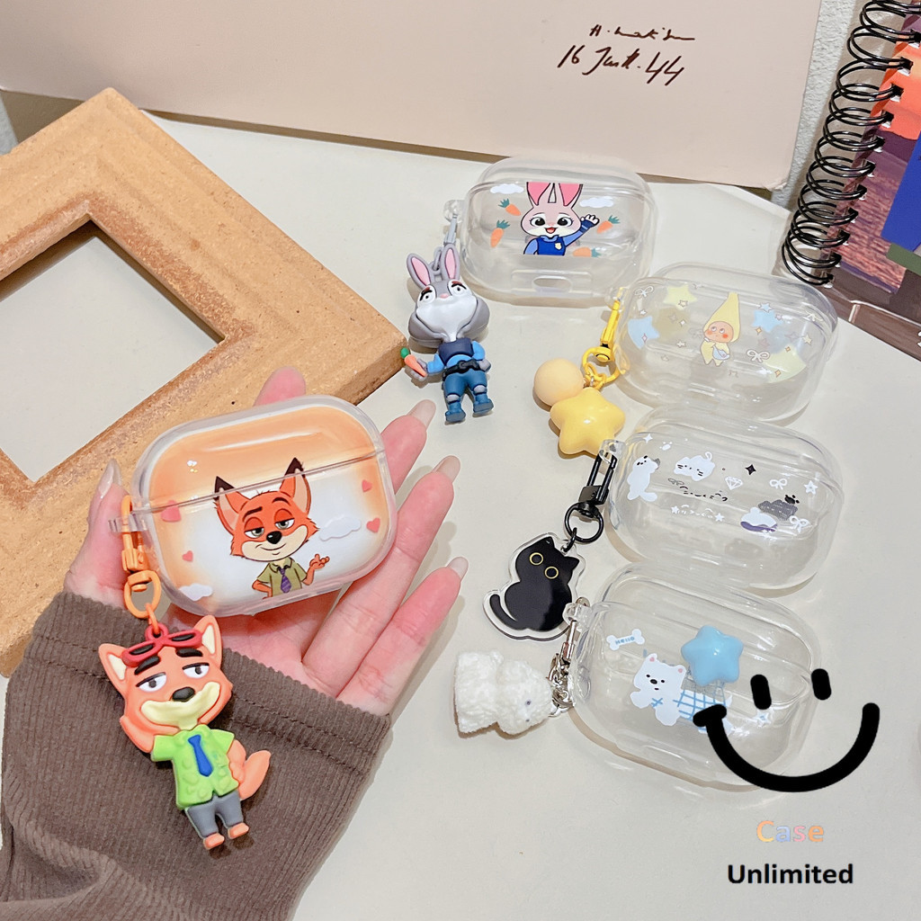 สําหรับ Huawei FreeBuds SE 4/SE 4 ANC เคส Case เคสหูฟัง Creative star ลูกสุนัขสัตว์รูปแบบ
