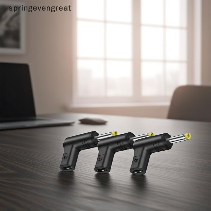 Springevengreat 5V Type-C ถึง DC ชาร์จปลั๊กแปลงสําหรับ PSP 1000, 2000, 3000 อะแดปเตอร์เกม DC แจ็คปลั