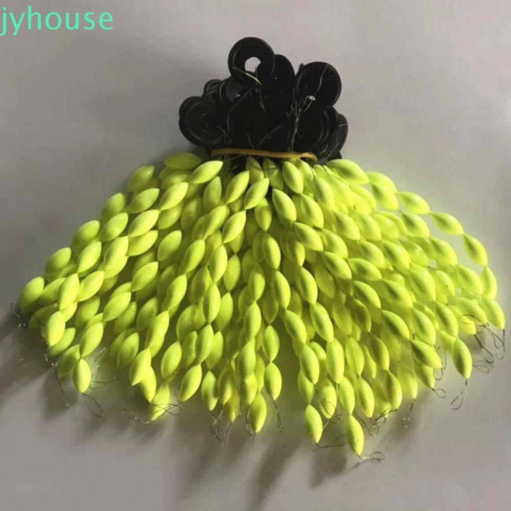 JYHOUSE ประเภทสตริงตกปลาลอยตกปลาอุปกรณ์ตกปลาลอยถั่วรูปไข่ตกปลาลอยรูปไข่ Stopper 6 In 1 สายตกปลา Stop