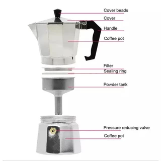 【COD】ชุดหม้อต้มกาแฟสด CJ Coffee/Tea Moka Pot พร้อม เตาไฟฟ้า หม้อต้มกาแฟสด ชุดออกร้านกาแฟ สินค้าคุณภาพ