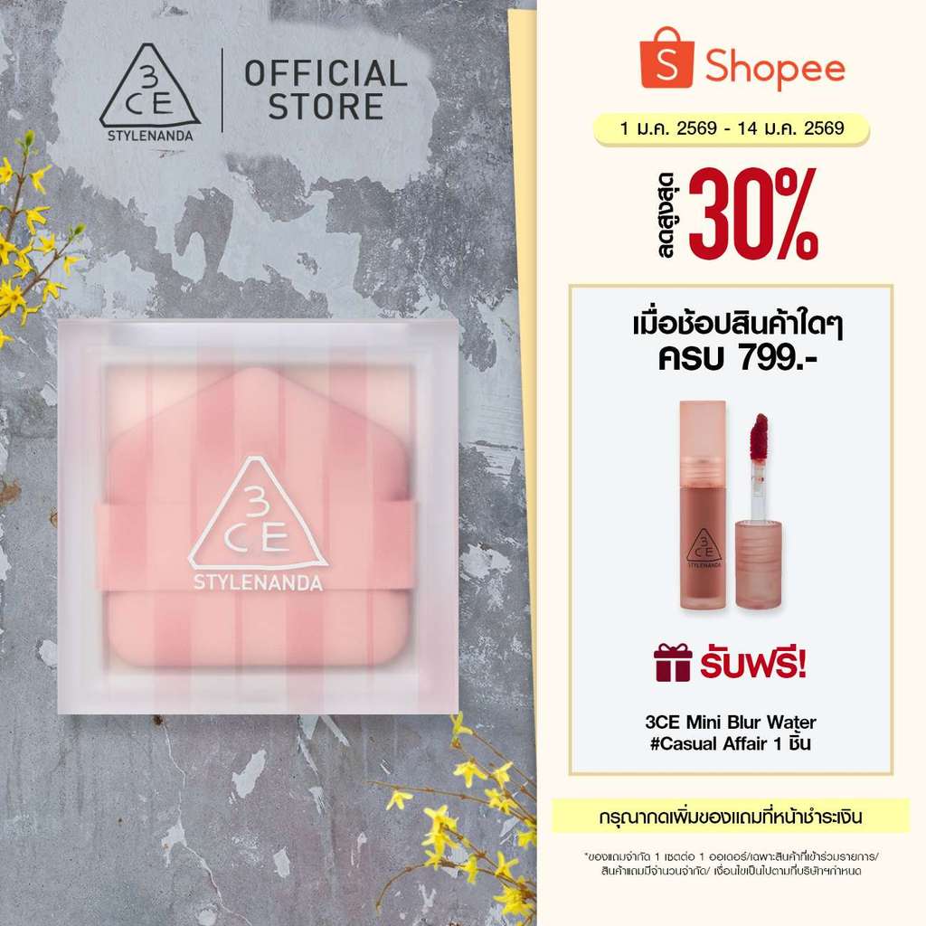 3CE Blur Veil Powder Instant Oil Control Cream to Powder Smooth Skin Matte Finish