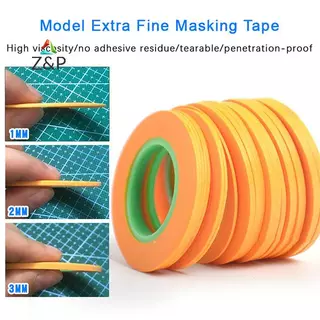 Z&P รุ่น ing สีเคลือบเทปพิเศษ Fine DIY กระดาษกาวพิเศษกว้าง 1 มม./2 มม./3 มม. 18 ม. รุ่นครอบคลุมเทป COD