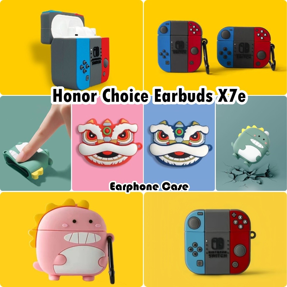 ส่วนลดสําหรับ Honor Choice Earbuds X7e Case Casing Soft Silicone Headphone Case Fashion Cartoon NO.1