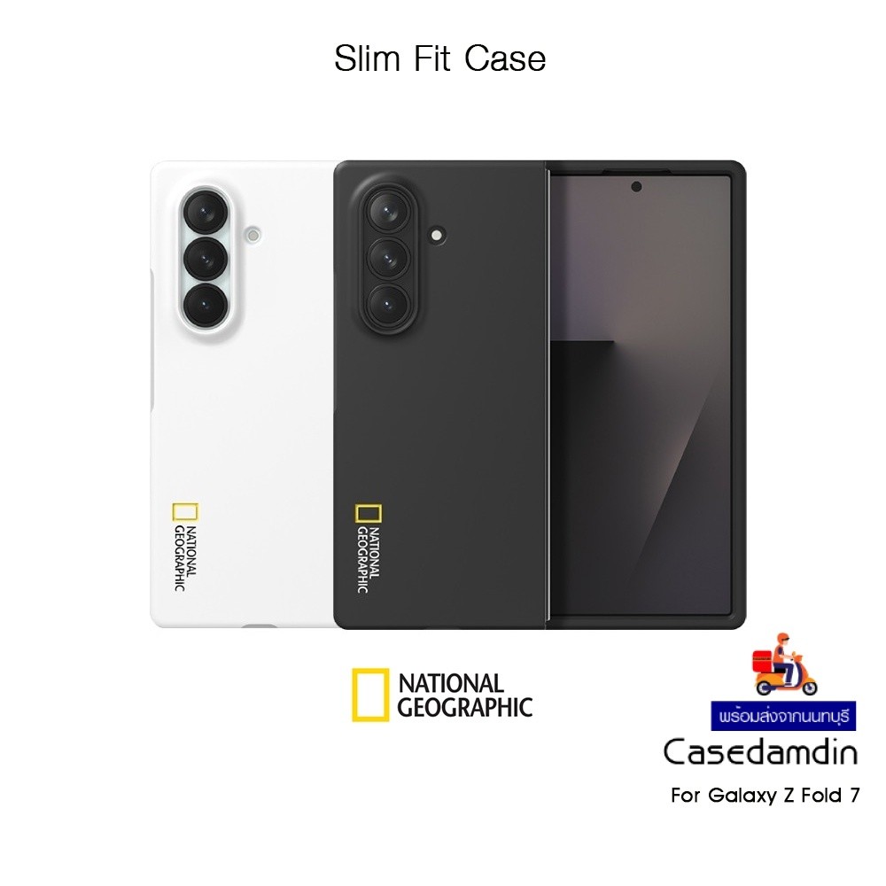 NATIONAL GEOGRAPHIC Slim Fit Case เคสกันกระแทกเกรดพรีเมี่ยม เคสสำหรับ Galaxy Z Fold 7 (New)
