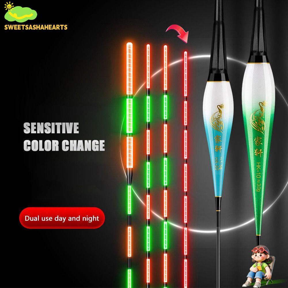 SWEE ทุ่นตกปลาอิเล็กทรอนิกส์, ไฟแสดงสถานะ Nano Light Float, ทุ่น Strike Long Tail 2 Light Bobbers ตกปลากลางคืน