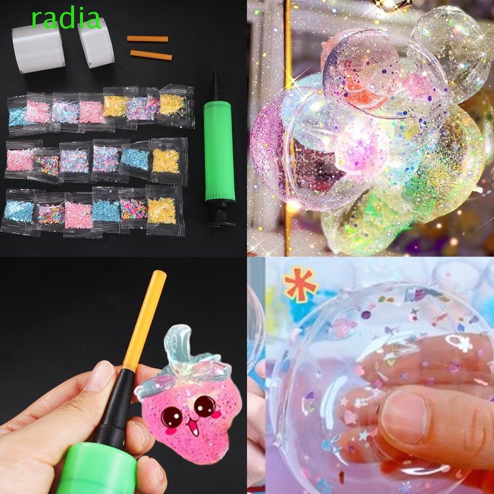 RADIANTZAP Nanos Tape Bubble Maker Kits, Double Sided Tape เทปนาโน DIY บอลลูนเป่า, โปร่งใสอเนกประสงค์นํากลับมาใช้ใหม่ได้เทปนาโนชายหญิง