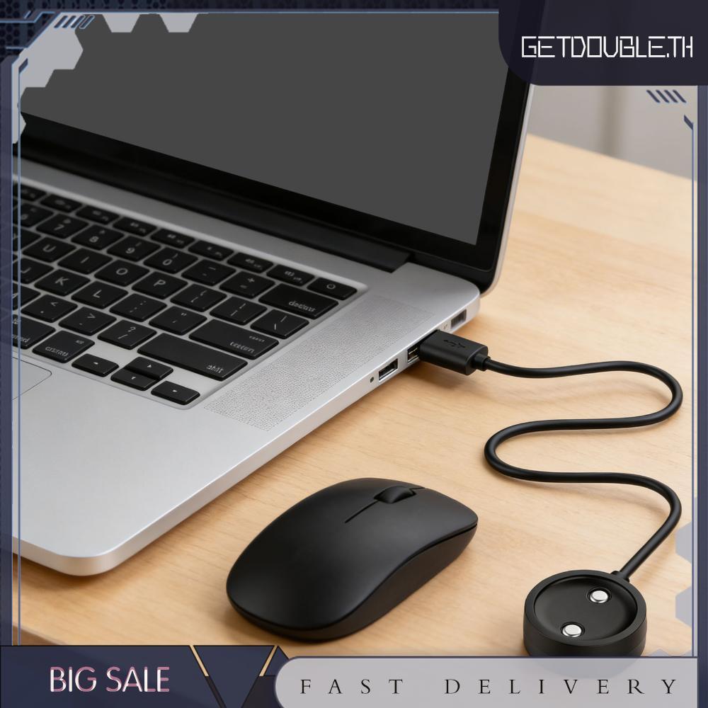 [รับdouble.th] สายชาร์จแม่เหล็กอุปกรณ์เสริมนาฬิกาอัจฉริยะเครื่องชาร์จ USB สายชาร์จสําหรับ SUUNTO 9 P
