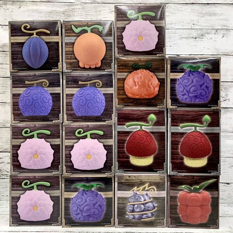 【พร้อมส่ง】one piece devils fruit one piece devils fruit plushie ONE PIECE Devil Fruits Toys Cake Dec