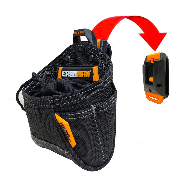 American EASEMAN กระเป๋าเครื่องมือสําหรับงานหนัก Quick-Hanging Dismantling ช่างไฟฟ้ากระเป๋าคาดเอวมัลติฟังก์ชั่นหนากระเป๋าเครื่องมือซ่อมเข็มขัด ราคา ถูกที่สุด ดีลบีเคเค แกลเลอรีภาพที่ 5