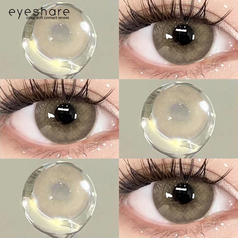 คอนแทคเลนส์ 2psc BRAZILGIRL Hydrating and สบาย สีน้ําตาลสาวแต่งหน้าคอนแทคเลนส์รายปีใช้