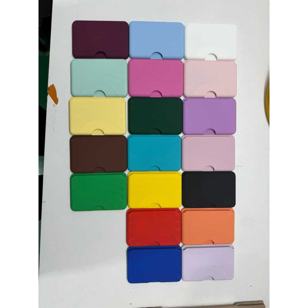 ใหม่ แม่เหล็กที่แข็งแกร่งสีขาวบริสุทธิ์สีม่วงสีชมพูสีดําภาพยึดแม่เหล็กยึดยึดไอโฟนมือถือแม่เหล็กยึดยึดใส่การ์ดได้
