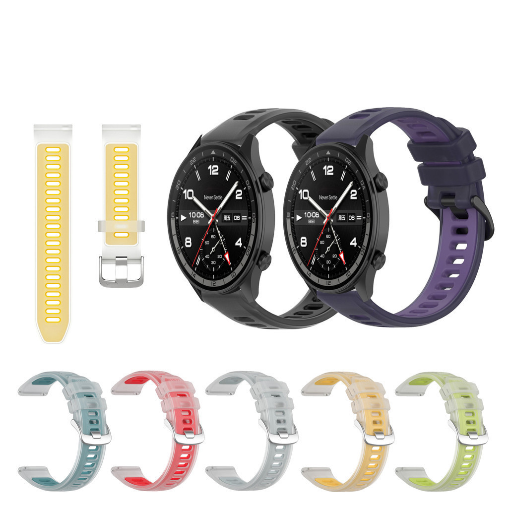 สําหรับ OPPO watch X 2 4pro Sprot Oneplus นาฬิกา 3 2 2R โปร่งใส Jelly สายคล้องกีฬาซิลิโคน