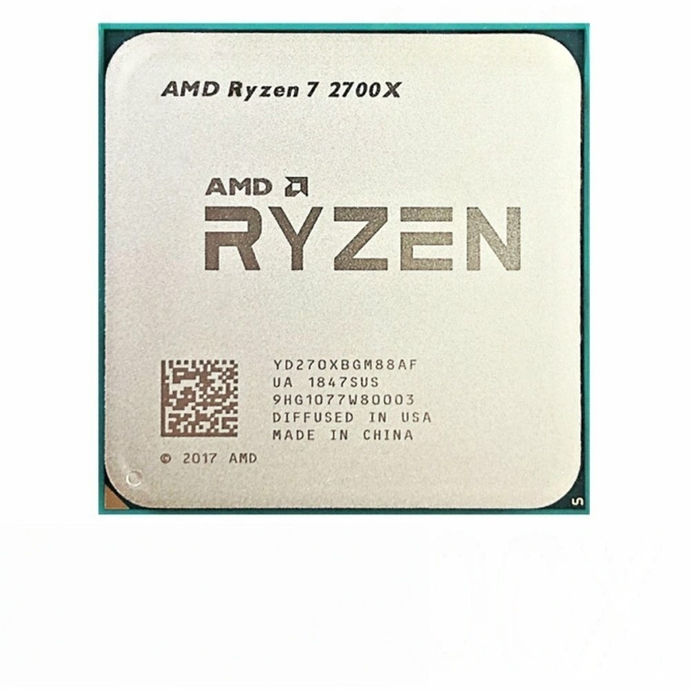 AMD Ryzen 7 2700X R7-2700X 3.7GHz 8 Core 16 ด้าย 105W ซ็อกเก็ต AM4 โปรเซสเซอร์ CPU