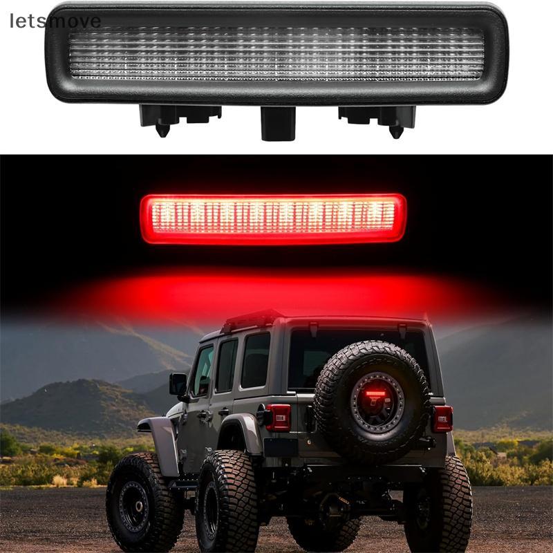 [lts] ไฟเบรค LED 3Rd สําหรับ Jeep Wrangler JL 2018-2024 ด้านหลัง High Mount Stop Light ไฟเบรค d เลนส