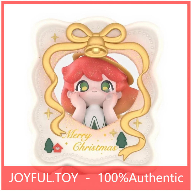 [secret] POPMART AZURA Warm Winter Christmas Series ฟิกเกอร์ของเล่นปริศนากล่องของขวัญ
