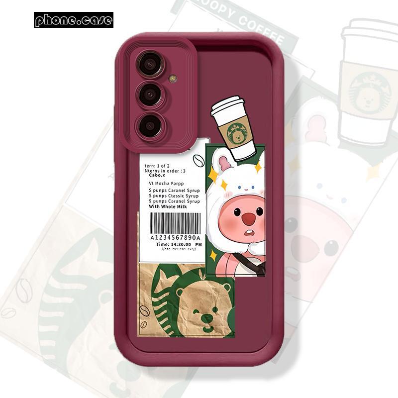เหมาะสําหรับ Samsung A53 A54 A55 A56 A57 A70 A71 A72 4G/5G,A เคสโทรศัพท์สีทึบเรียบง่ายพร้อมรูปแบบแฟช