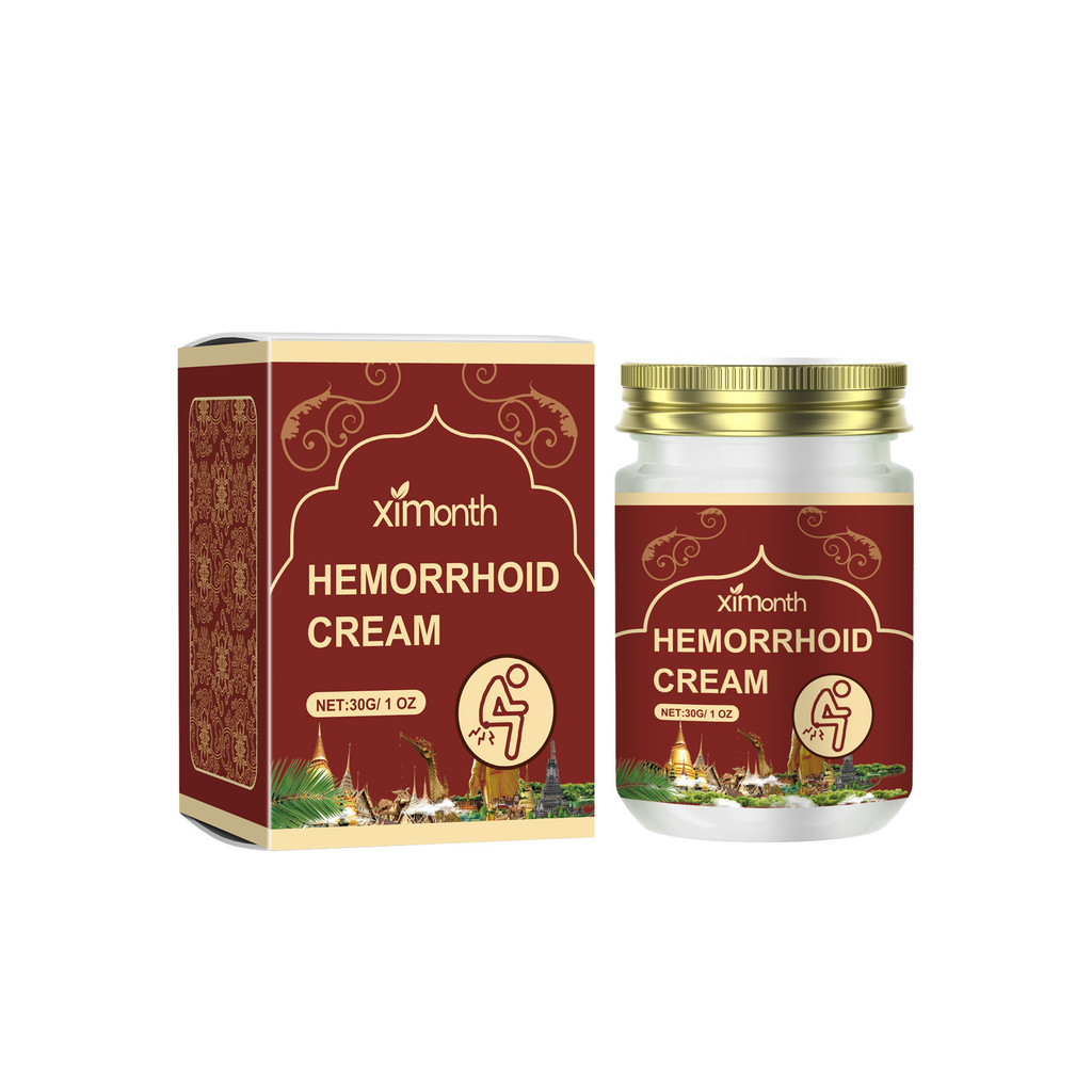 [คลังสินค้าพร้อม] XIMONTH Herbal Anal Soothing Cream ส่วนผสมสมุนไพร Mild Moisturizing Dry Smoothing 