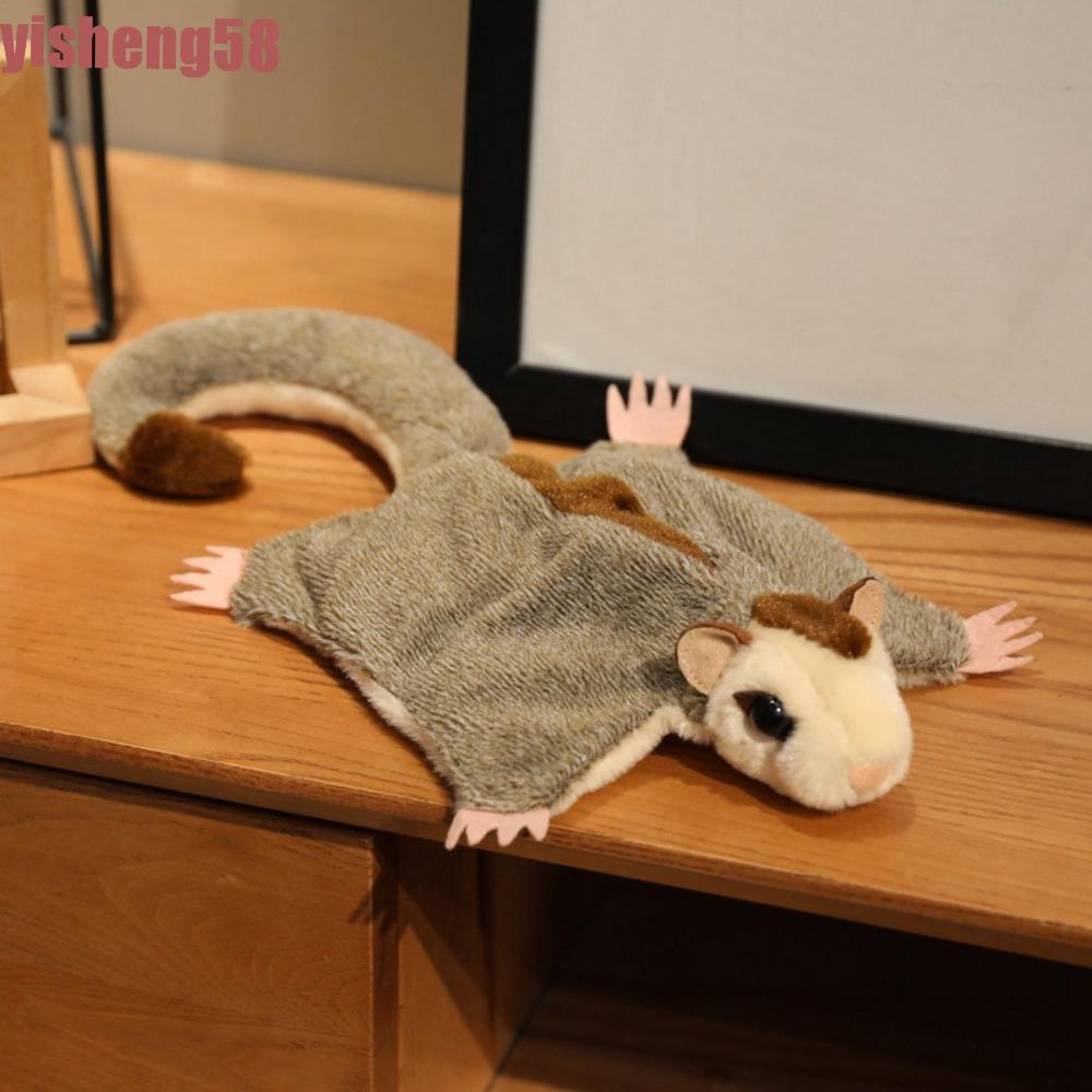 FABLE Flying Animal Cotton Doll, Magnetic Fluffy Sugar Glider Plush Toy, Creative Doll Simulation Cu