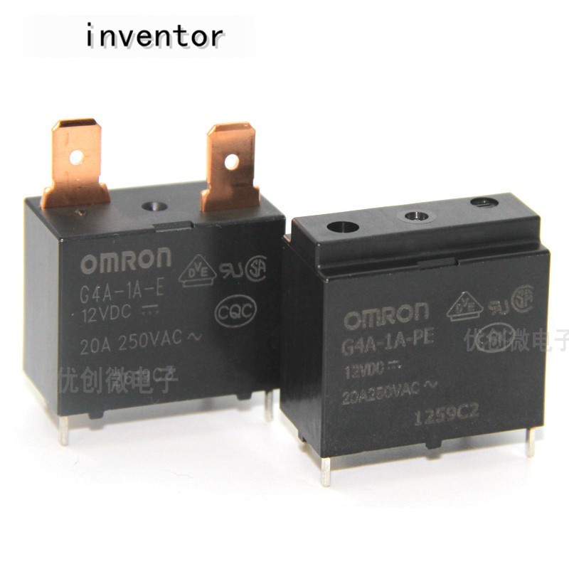 รีเลย์ G4A-1A-PE E-CN-5V 12V 24VDC DC5V12V24V 4 ฟุต 20A
