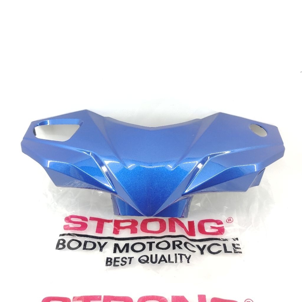 ฝาครอบ STRONG Batok Totok Front Metallic Blue Honda Beat FI - Beat FI CBS K25 STRONG 12PART