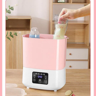 doudou เครื่องนึ่งขวดนม ตู้อบขวดนม เครื่องอบแห้งขวดนม มาพร้อมระบบอบแห้ง ไอน้ำ รุ่นดิจิตอล อุ่นนมได้