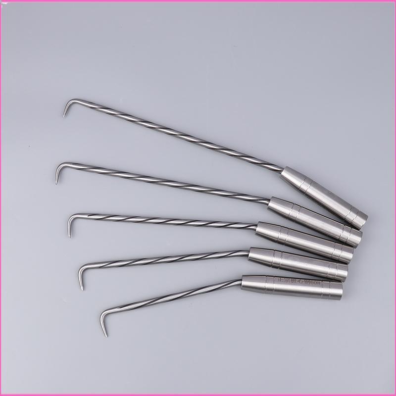 Luckyei ก่อสร้างตะขอด้าย Rebar Tie Wire Twister พร้อมตะขอสแตนเลสยืดหยุ่นหมุน Hand Binding เหล็กบาร์มือเครื่องมือ TQ
