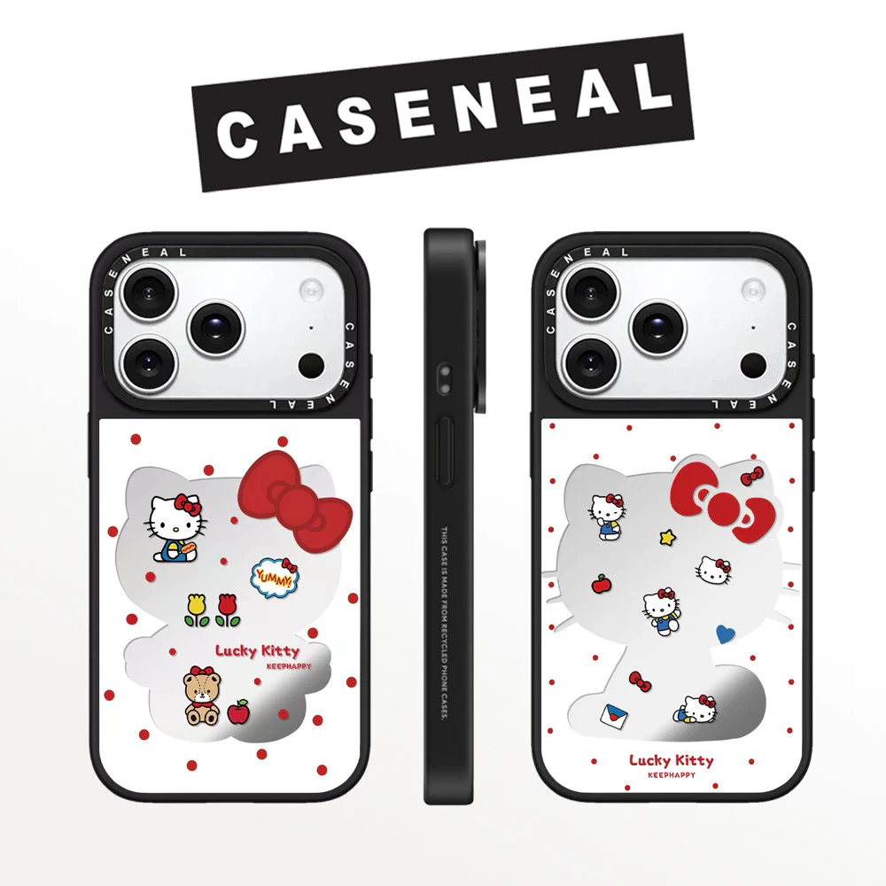 Drop proof CASENEALเคสโทรศัพท์สําหรับiPhone 17ProMax 17pro 17 air 16promax 16 15promax 15 14promax 13 13promax hard Caseน่ารักKitty 12 12PromaxกรณีiPhone 14กรณีคุณภาพสูง