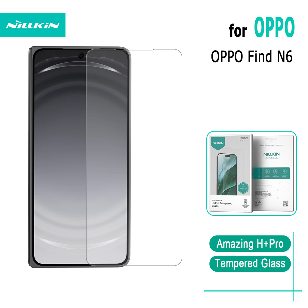 สําหรับ OPPO Find N6 กระจกนิรภัย Nillkin H + Pro ตัวป้องกันหน้าจอป้องกันลายนิ้วมือป้องกันการระเบิดที่ชัดเจนสูง